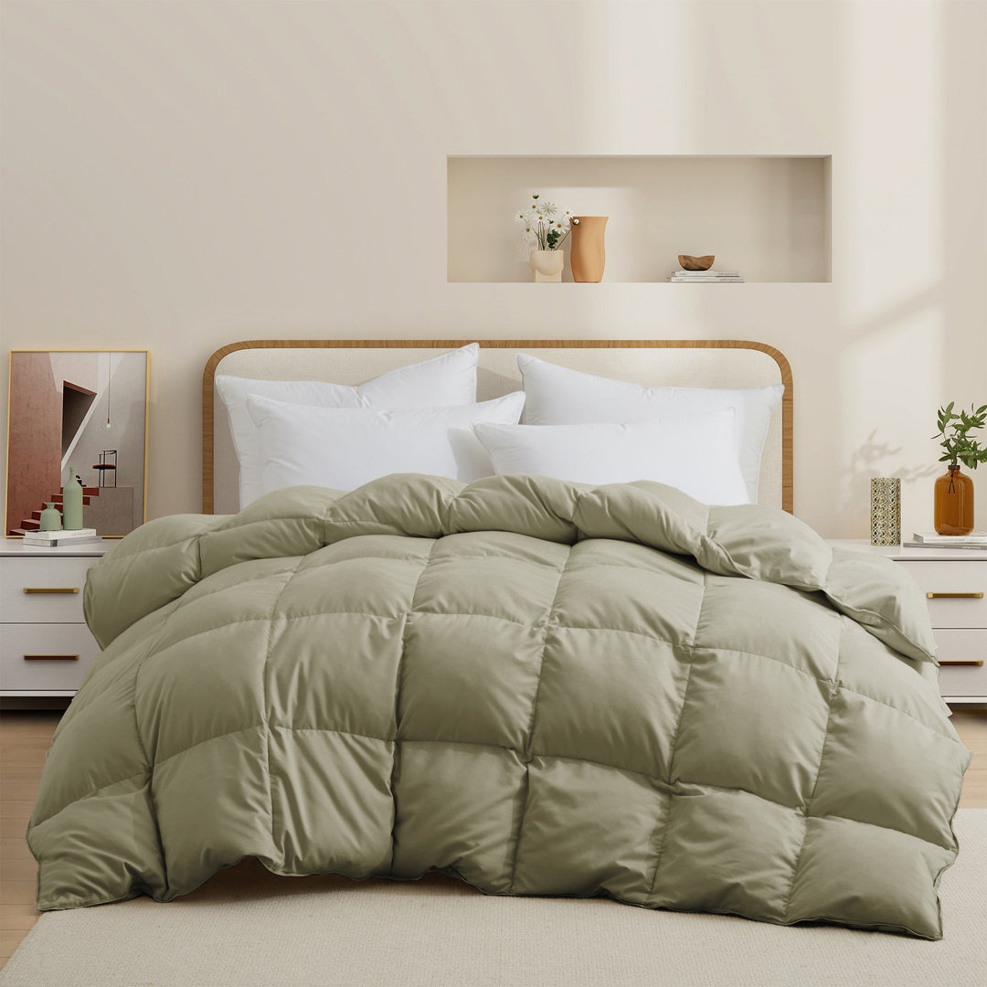 Down Duvet, All-Season Feather Down Duvet, Ultra-Soft Bed Comforter/Duvet Insert With 8 Corner Tabs